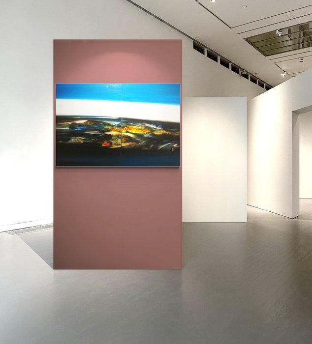 Jean-Claude Barthel - Le cri de la mer - Diptyque - XXL, Antiek en Kunst, Kunst | Schilderijen | Modern