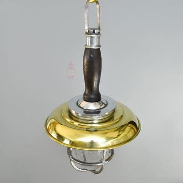 Plafondlamp - Metaal, Emaille