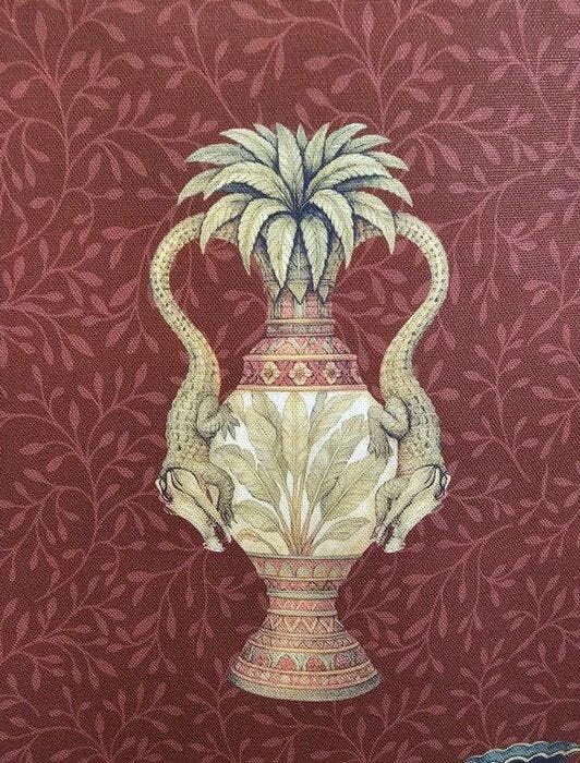 Tessuto Vases Paradise Exclusief Beperkte oplage -, Antiquités & Art, Tapis & Textile
