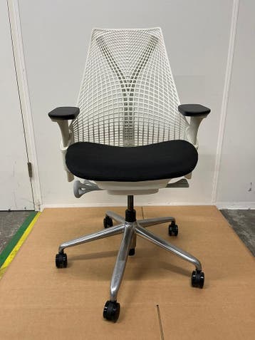 Witte Herman Miller Sayl Bureaustoel, Verzenden, Bureaustoel