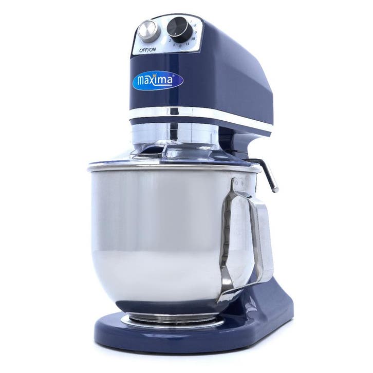 Mixer planétaire - 7 L - jusquà 2 kg de pâte - bleu acier, Elektronische apparatuur, Keukenmixers, Verzenden