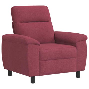 vidaXL bank / zetel Wijnrood 95 x 90 x 95 cm Stof, Huis en Inrichting, Verzenden, Nieuw