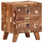 vidaXL Nachtkastje 40x32x46 cm massief gerecycled hout, Verzenden, Nieuw