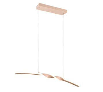 Trio GINKO hanglamp | LED | zand | 79 x 9 cm | IP20 | 1x 18W, Verzenden, Nieuw