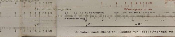 Calcolatore fotografico Askania Werke AG - Rekenlineaal, Collections, Appareils photo & Matériel cinématographique