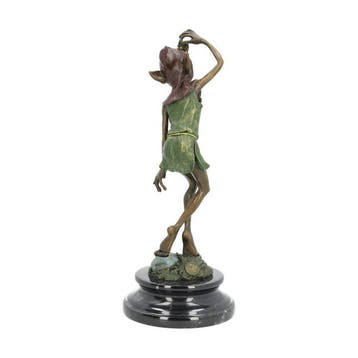 Beeldje - Kabouter - Goblin - Brons, Antiek en Kunst