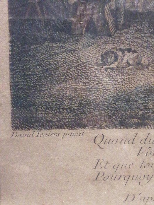 David Teniers II (1610-1690), Jacques-Philippe Le Bas, Antiquités & Art, Antiquités | Autres Antiquités