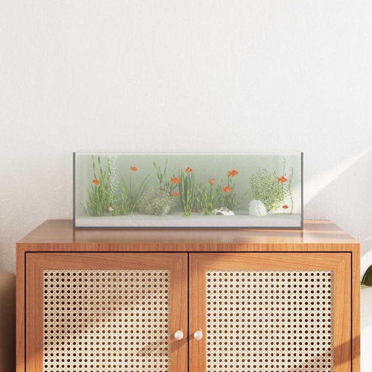 vidaXL Aquarium met opslag Doorzichtig 60 x 20 x 20 cm Glas, Dieren en Toebehoren, Vissen | Aquaria en Toebehoren, Nieuw, Verzenden