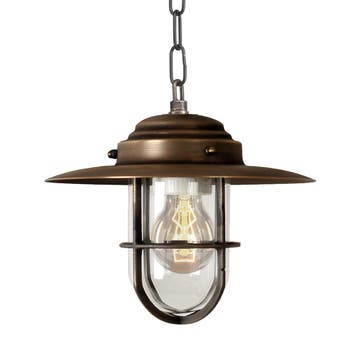 Buitenverlichting brons-koper Labenne Verandalamp Brons/Kope, Verzenden, Nieuw
