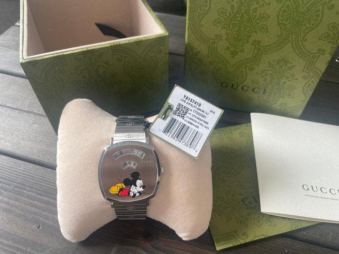 Gucci - Grip Mickey Mouse - Zonder minimumprijs - YA157419 -, Bijoux, Sacs & Beauté, Montres | Hommes