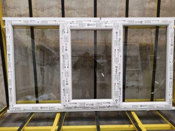 PVC kozijn/raam intrekprofiel B 200cm x H 80cm IN STOCK!!!, Ophalen of Verzenden, Raamkozijn