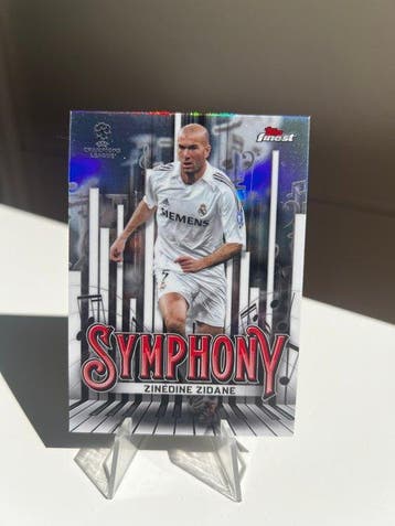 2025 Topps Chrome UCL Zinedine Zidane Parallel card,, Nieuw