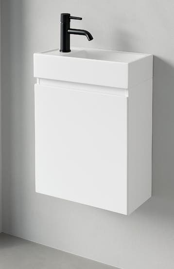 SALE - Volda 40 links - Glans wit - Toiletmeubel -, Ophalen of Verzenden