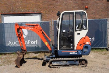 Veiling: Minigraver Kubota KX41-3V Diesel 2008, Ophalen