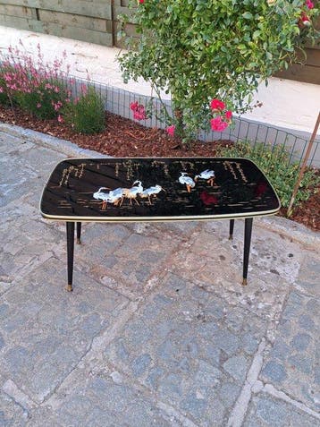 Table basse - formica - Table basse vintage