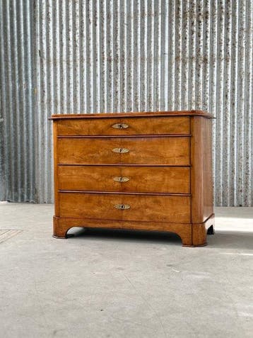 Ladekast - commode, ladenkast, lade kast - Kersenhout -, Antiek en Kunst, Antiek | Meubels | Stoelen en Sofa's