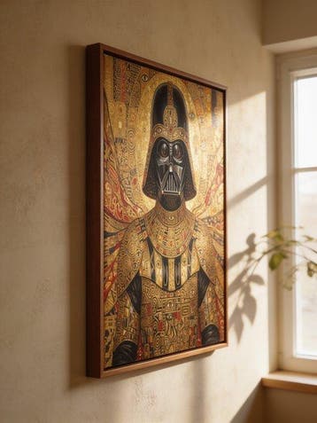 MEDSAN - Klimt Darth Vader () - UNIQUE WORK, Antiek en Kunst