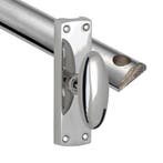 Kruk-espagnolet Ei glans nikkel inclusief 1 stang, Nieuw