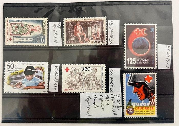 Wereld - Grote thematische verzameling Rode Kruis -, Postzegels en Munten, Postzegels | Amerika