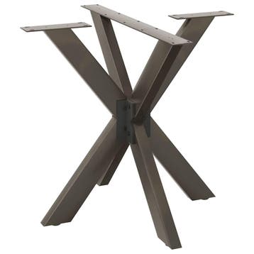 vidaXL Eettafelpoot spider vorm 85x85x(72-73) cm staal, Verzenden