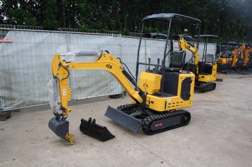 Veiling: Minigraver ZJ15 Diesel 28kW 2026 Demo, Ophalen