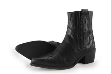 Manfield Cowboy laarzen in maat 39 Zwart, Kleding | Dames, Schoenen, Verzenden, Zwart, Manfield, Gedragen
