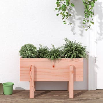 vidaXL Plantenbak 62x30x38 cm massief douglashout, Tuin en Terras, Verzenden, Nieuw