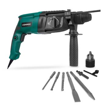 Boorhamer 800W – 3 Joule – SDS plus – Incl. tandkransboorkop, Verzenden