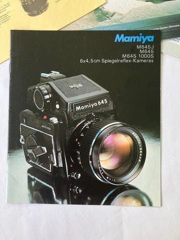 Mamiya Prospekte: M645, NC1000, C330f/C220 Accessoires pour, Audio, Tv en Foto, Fotocamera's Analoog, Nieuw