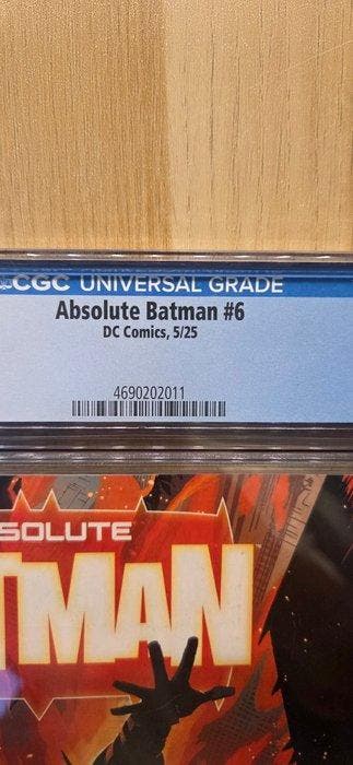 Batman - Absolute Batman 6 - 1 Graded comic - CGC 9,8, Livres