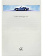 1995 MERCEDES BENZ SL KLASSE BROCHURE ENGELS