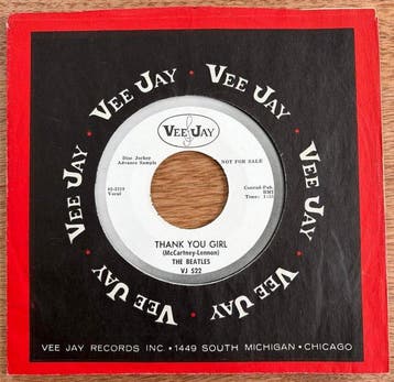 Beatles - From Me To You / Thank You Girl - Vee-Jay Promo!!, Nieuw in verpakking