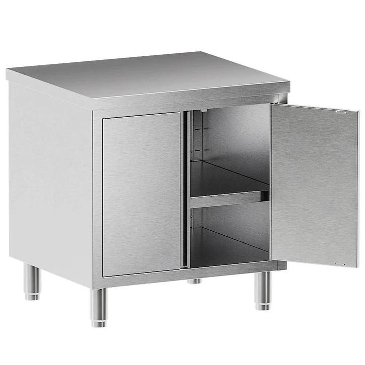 Werkbank | STANDARD LINE EVO | RVS | Draaideuren |, Zakelijke goederen, Horeca | Keukenapparatuur, Nieuw in verpakking, Verzenden