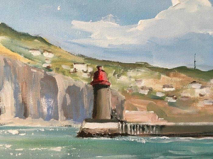 Philippe Laurent (XX-XXI) - Fecamp. Normandie., Antiquités & Art, Art | Peinture | Classique