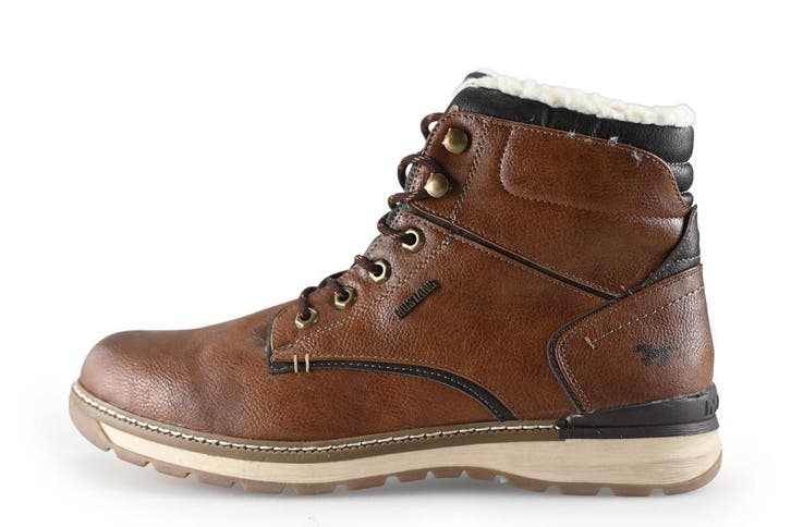 Mustang Veterboots in maat 46 Cognac, Vêtements | Hommes, Chaussures, Envoi