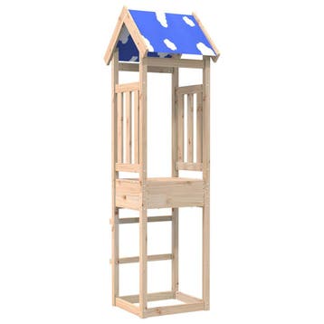 vidaXL Speeltoren Bruin 52,5 x 46,5 x 208 cm Massief, Verzenden, Nieuw