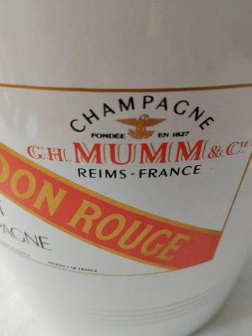 Lotto di 2 Secchielli Champagne G.H. MUMM Cordon Rouge -