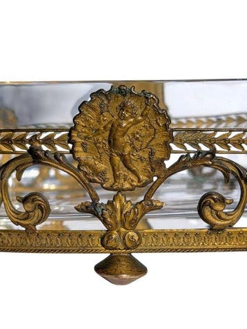 Plat de service - Bronze, Cristal, Antiquités & Art