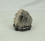 Steen - Suiseki  Otagawa Stone 0,6 kg met houten