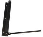 AMIG Deursluiter zwart met rvs arm, Doe-het-zelf en Bouw, Nieuw, Overige materialen, Klink of Kruk