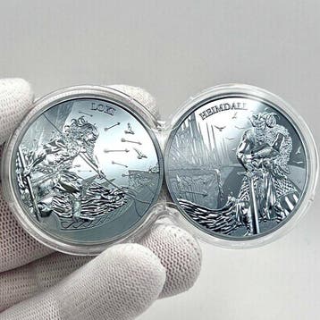 Duitsland. 5 Mark 2025 – Ragnarök Series – Loki & Heimdall –