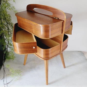 Boîte à couture - Métal, Bois - Naaidoos vintage