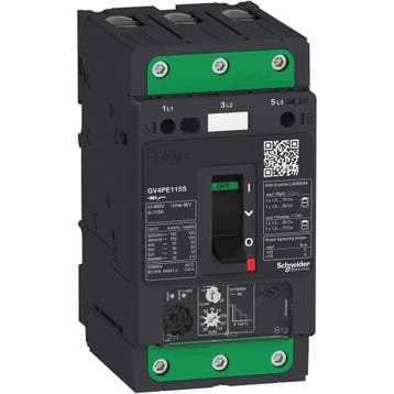 Disjoncteur De Circuit De Moteur TeSys GV4 115A 50kA 3P -, Verzenden