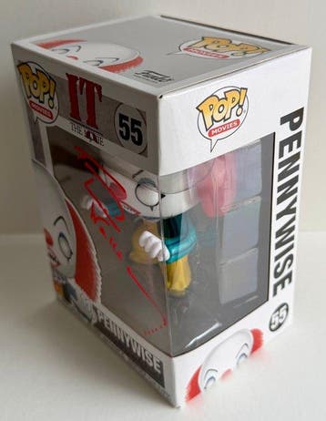 It - Tommy Lee Wallace (Director) Funko Pop, signed +, Verzamelen, Nieuw