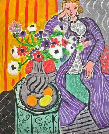 Henri Matisse (1869-1954) (after) - Purple Robe and