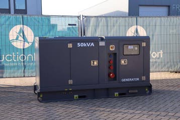 Veiling: Generator Ricardo GF2-W55 Diesel 50kVA 2026 Nieuw, Ophalen