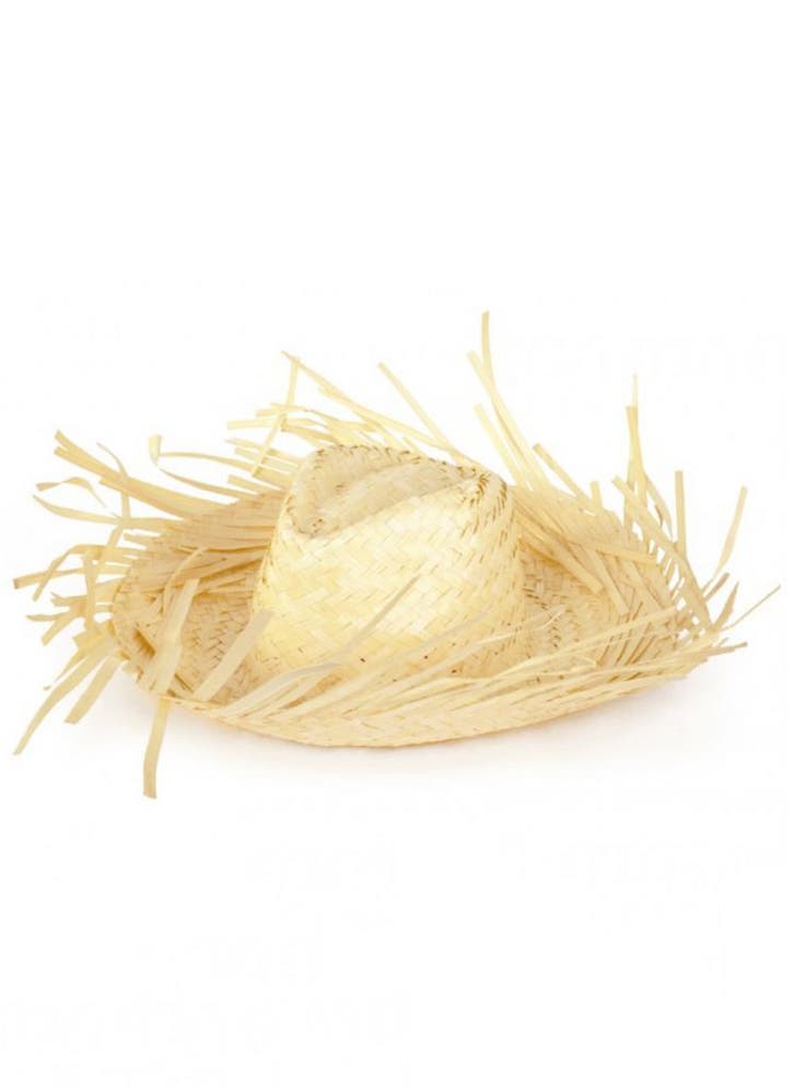 Hoed Gevlochten Rieten Strohoed Strooien Strandhoed Boer Str, Kleding | Heren, Carnavalskleding en Feestkleding, Nieuw, Ophalen of Verzenden