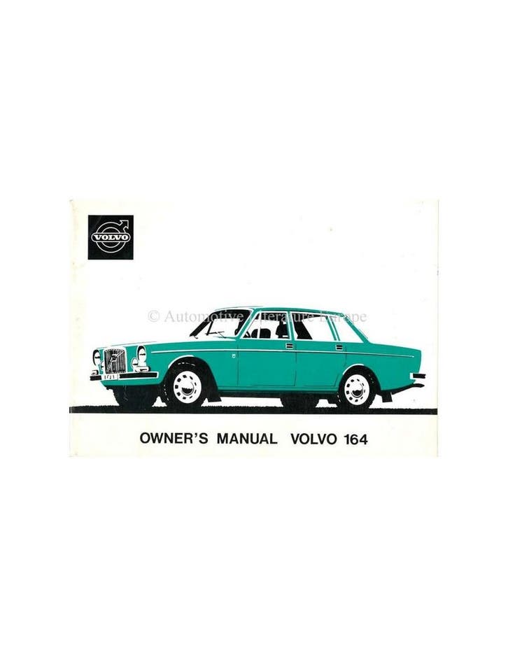 1973 VOLVO 164 INSTRUCTIEBOEKJE ENGELS, Auto diversen, Handleidingen en Instructieboekjes