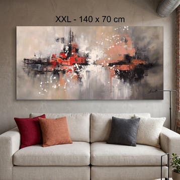 Monika Spiewak - Abstract - Oil Painting Stretched On The