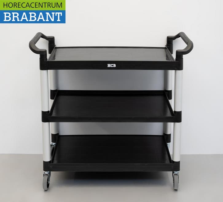 HCB Chariot de service en plastique 3 étages 102 cm Horeca, Zakelijke goederen, Horeca | Overige, Verzenden